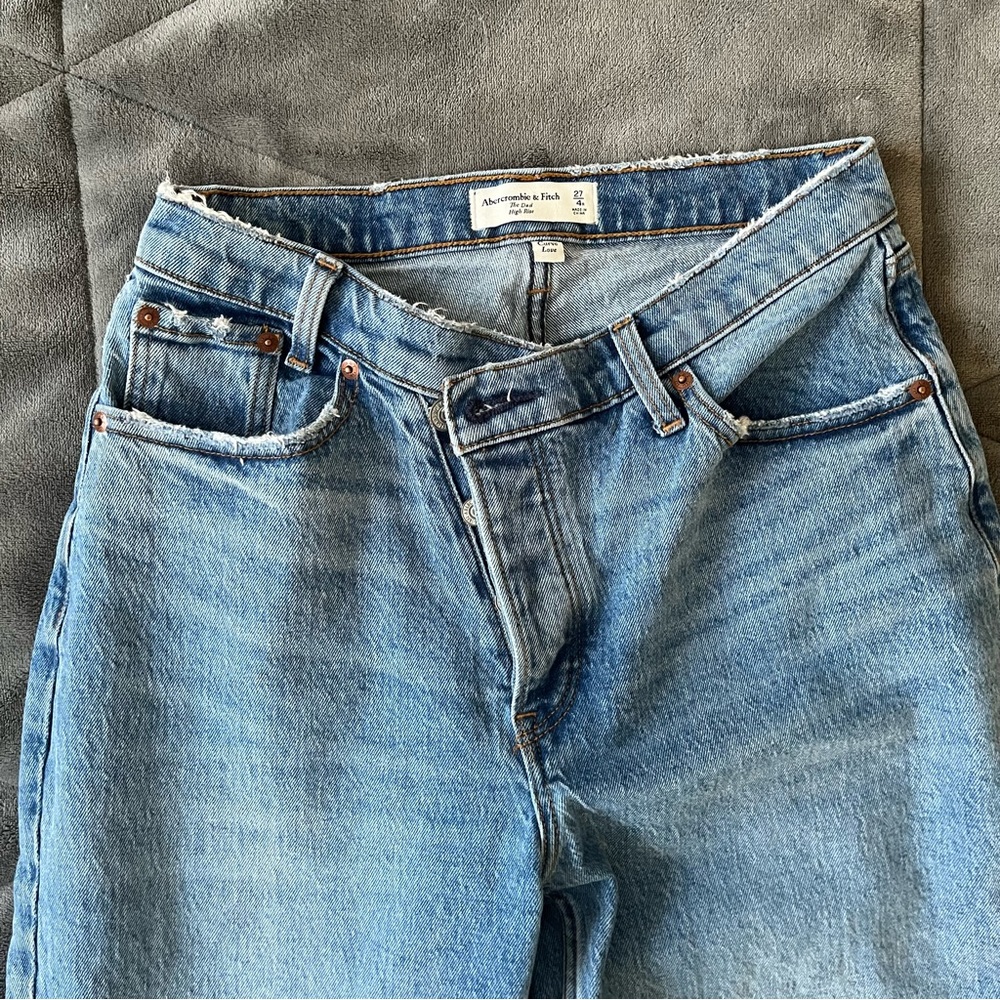 Abercrombie and Fitch High Rise Dad Jeans